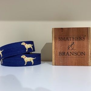 Yellow Lab Belt by Smathers And Branson, NWT and Box